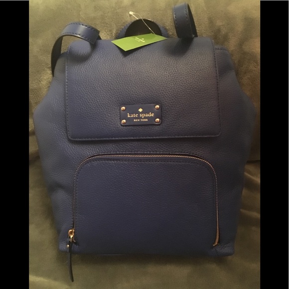 kate spade Handbags - Kate Spade Blue Backpack Purse Bag Perri